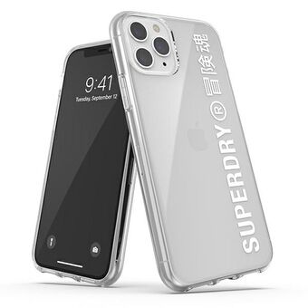SuperDry Snap iPhone 11 Pro Max Clear Case Hvid