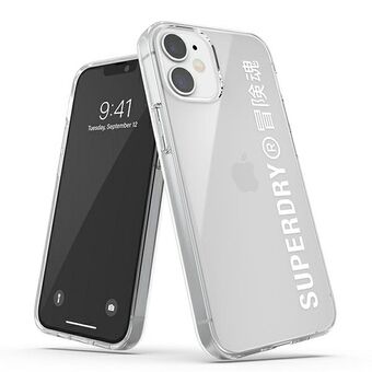 SuperDry Snap iPhone 12 Mini Klart Etui Hvid