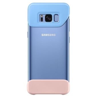 Etui Samsung EF-MG955CL S8 Plus G955 blå / blå 2-delt cover