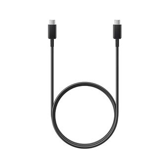 Kabel Samsung EP-DN975BB USB-C til USB-C i sort farve med hurtig opladning.