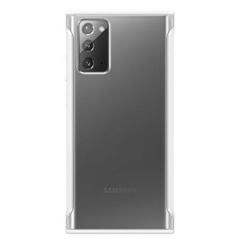 Etui Samsung EF-GN980CW Note 20 N980 hvid/hvid Klart beskyttelsescover