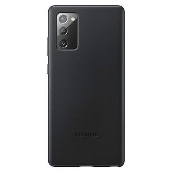 Etui Samsung EF-VN980LB Note 20 N980 sort / sort lædercover