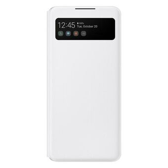 Etui Samsung EF-EA426PW A42 5G hvid / hvidk S View Wallet Cover