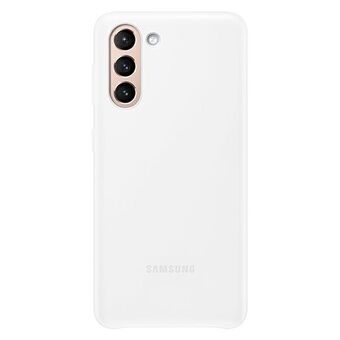 Etui Samsung EF-KG996CW S21 + G996 hvid / hvid LED-cover