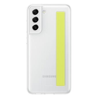 Etui Samsung EF-XG990CWEGWW S21 FE 5G G990 hvid / hvid Alcantara Cover
