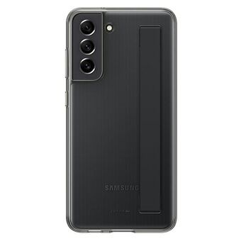 Taske Samsung EF-XG990CBEGWW S21 FE 5G G990 sort / sort Alcantara Cover