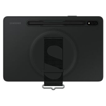 Etui til Samsung EF-GX700CB Tab S8, sort rem-cover.