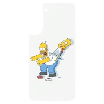 Samsung GP-TOU021HOXYW til stelcover til Galaxy S22 Simpsons Homer hvid/hvid