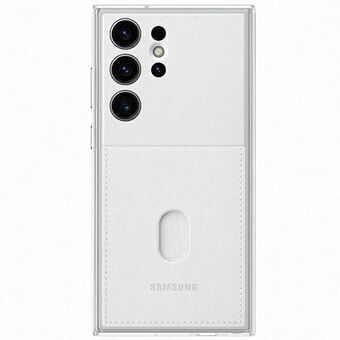 Etui til Samsung EF-MS918CW S23 Ultra S918 hvid/hvidt rammeomslag.
