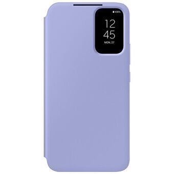 Etuiet til Samsung EF-ZA346CVEGWW A34 5G A346 i farven jagodowy/blueberry er en Smart View Wallet Case.