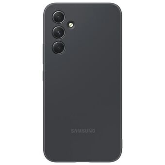 Etuiet til Samsung EF-PA546TBEGWW A54 5G A546, i farven czarny/black, er lavet af silikone.