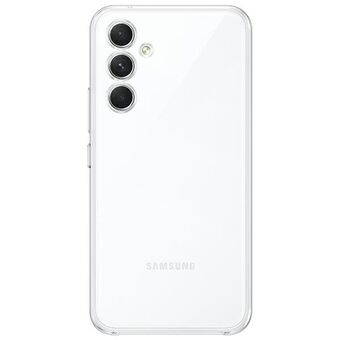 Etui til Samsung EF-QA546CTEGWW A54 5G A546, gennemsigtig/transparent Soft Clear Cover.