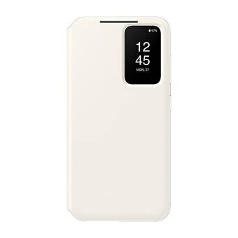 Etuiet Samsung EF-ZS711CW S23 FE S711 hvid/hvid Smart View Wallet-etui