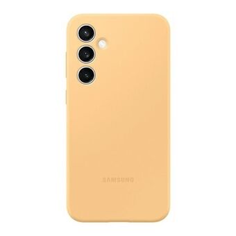 Etuiet til Samsung EF-PS711TO S23 FE S711 i morelowy/apricot farve er lavet af silikone.