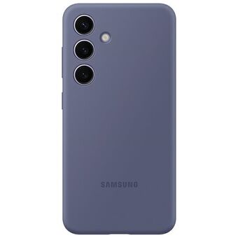 Etuiet til Samsung EF-PS921TVEGWW S24 S921 i farven fioletowy/violet er lavet af silikone.