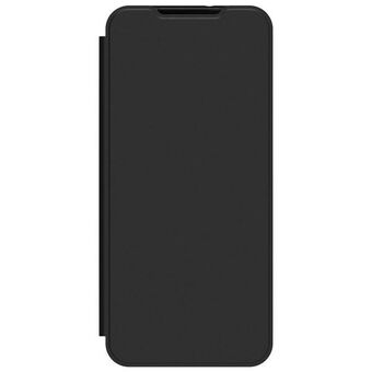 Etuiet til Samsung GP-FWA156AMABW A15 5G Wallet Flip Case er sort.