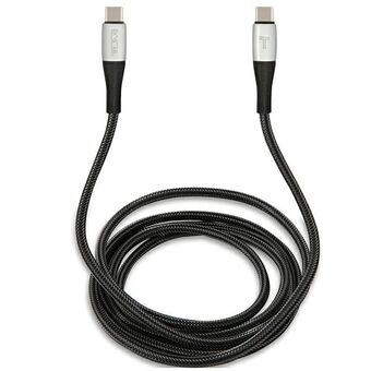 TUMI TUCCSUSBC kabel USB-C - USB-C 1,5m hurtig opladning sort/sort