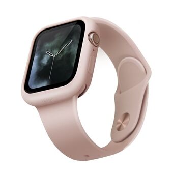 UNIQ Lino Apple Watch Series 4/5/6 / SE 44mm urkasse. pink / blush pink