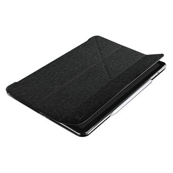 UNIQ etui Yorker Kanvas iPad Pro 12.9"(2020) sort / obsidian strik sort