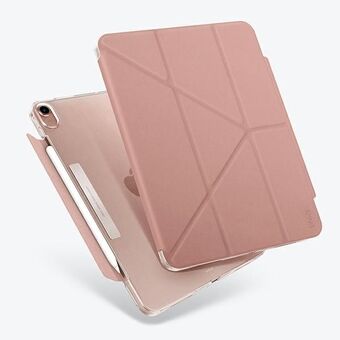 UNIQ-etuiet Camden til iPad Air 10,9" (2020) i rosa/peony pink er antimikrobielt.