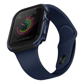 UNIQ etui til Valencia Apple Watch Series 4/5/6 / SE 40mm. blå / atlantisk blå