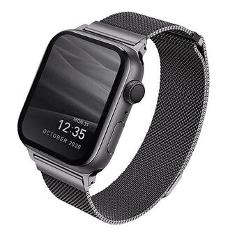 UNIQ Dante Apple Watch Series 4/5/6/7 / SE 40 / 41mm rem. Rustfrit stål grafit / grafit