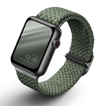 UNIQ Aspen Apple Watch 44/42 / 45mm Flettet grøn / cypresgrøn