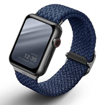 UNIQ Aspen Apple Watch 44/42 / 45 mm Flettet blå / oxford blå