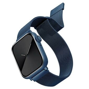 UNIQ rem Dante Apple Watch Series 4/5/6/7 / SE 38/40 / 41mm. Rustfrit stål blå / koboltblå