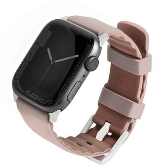 UNIQ rem Linus Apple Watch Series 4/5/6/7/8 / SE / SE2 38/40 / 41mm. Airosoft Silikone pink / blush pink
