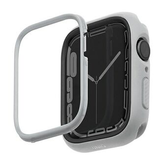 UNIQ-etui til Apple Watch-serie 4/5/6/7/8/9/SE/SE2, 44/45mm, kridtgrå