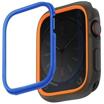UNIQ etui Moduo Apple Watch Series 4/5/6/7/8/SE/SE2 44/45 mm orange-blå/orange-blå