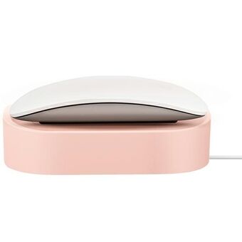 UNIQ Nova dockingstation til Magic Mouse i pink/lyserød.