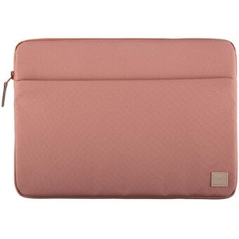 UNIQ etui Vienna laptop Sleeve 14" lyserød/peach pink Vandtæt RPET