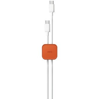 UNIQ Pod selvklæbende kabelorganisator sæt 8 stk orange/sienna orange