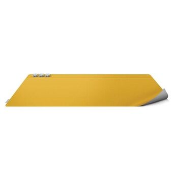 UNIQ Hagen dobbeltsidet magnetisk skrivebordsmåtte gulgrå kanariegul-kridtgrå