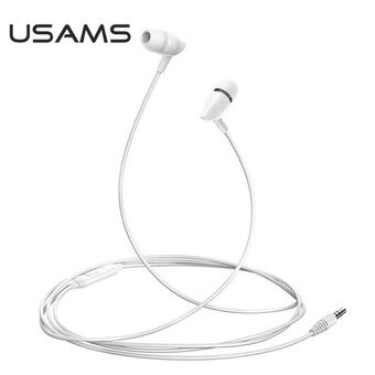 USAMS Stereo øretelefoner EP-37 3,5 mm hvid/white HSEP3702
