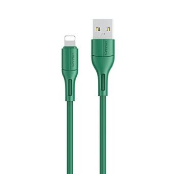 USAMS kabel U68 lyn 2A hurtig opladning 1m grøn/grøn SJ500USB04 (US-SJ500)