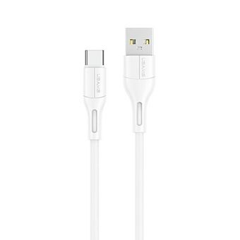 USAMS-kabel U68 USB-C 2A Hurtigopladning 1m hvid/hvid SJ501USB02 (US-SJ501)