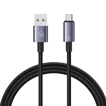 USAMS Kabel USB til Micro-USB 2A 1,2m Hurtig opladning stål/tarnish SJ668USB01 (US-SJ668)