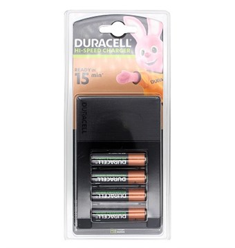 Duracell Hi-Speed Charger - 15 minuter oplader - Inkl. 4xAA 1300mAh 