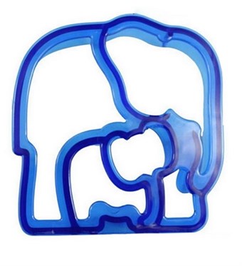 Elefantformet bageform til køkkenet (Ingen FDA-certifikat, BPA-fri)