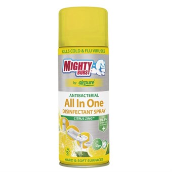 AirPure Mighty Burst All In One Disinfectant Spray - Citrus Zing - 450 ml