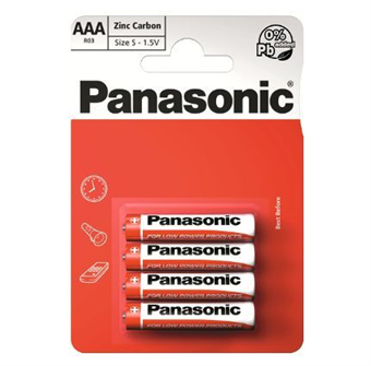 Panasonic Special Power AAA Batterier - 4 stk