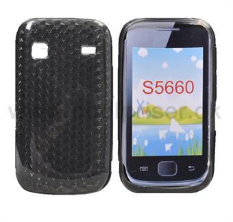 Silicone Cover til Samsung Galaxy Gio (Sort)