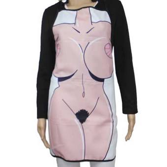 Frækt forklæde - Kvinde