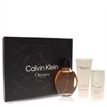 Obsession by Calvin Klein - Gift Set -- 4.2 oz Eau De Toilette Spray + 3.4 oz After Shave Balm + 2.6 oz Deodorant Stick - til mænd