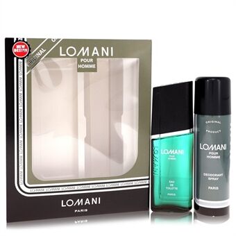 Lomani by Lomani - Gift Set -- 3.4 oz Eau De Toilette Spray + 6.7 oz Deodorant Spray - til mænd
