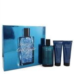 Cool Water by Davidoff - Gift Set -- 4.2 oz Eau De Toilette Spray + 2.5 oz After Shave Balm + 2.5 oz Shower Gel - til mænd