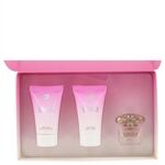 Bright Crystal by Versace - Gift Set -- .17 oz Mini EDT + .8 oz Shower Gel + .8 oz Body Lotion - til kvinder